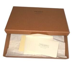 Louis Vuitton Gift Box with Card and Tissue Paper